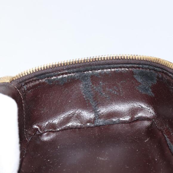 GUCCI Bamboo Vanity Hand Bag Leather Brown Gold 032 1705 0151 Auth 147944 - Picture 11 of 16